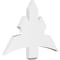 Ekena Millwork Davenport Architectural Grade PVC Gable Bracket, 36"W x 24"H x 2"D x 6"F, 16/12 Pitch GBP036X24X0206DAV00 - alternate 1